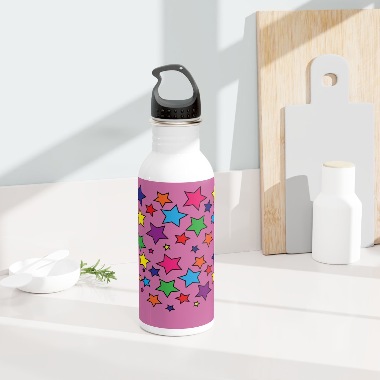 Bouteille d'eau Tumbler avec des motifs artistiques 