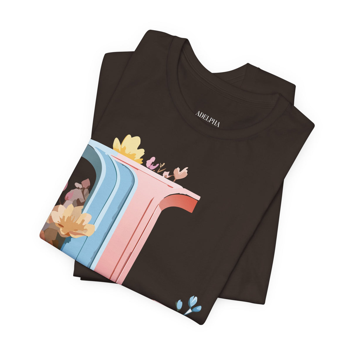 Letter L Graphic Unisex Cotton Bella+Canvas Tee with Art Letter Design