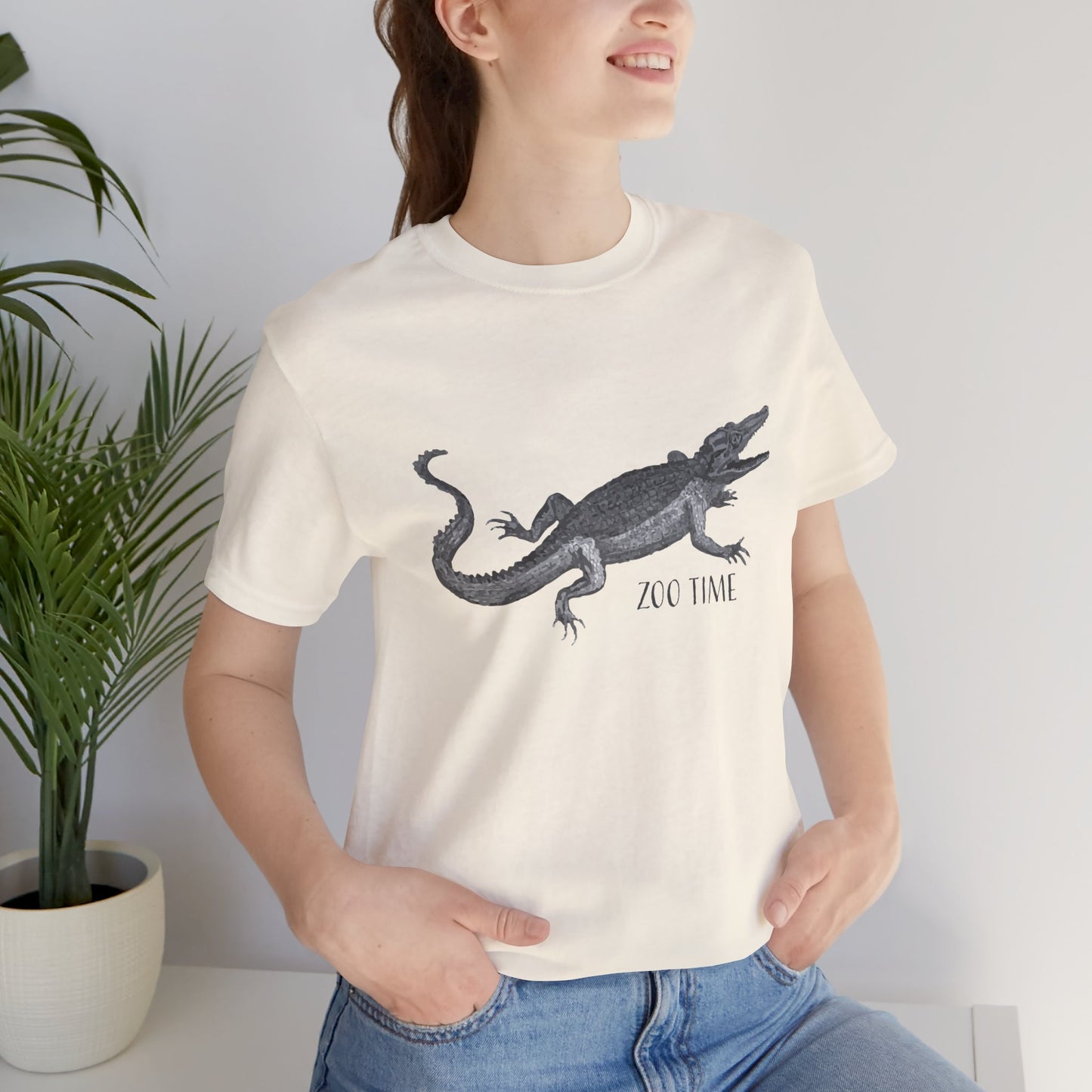 Camiseta unisex con estampado de animales 