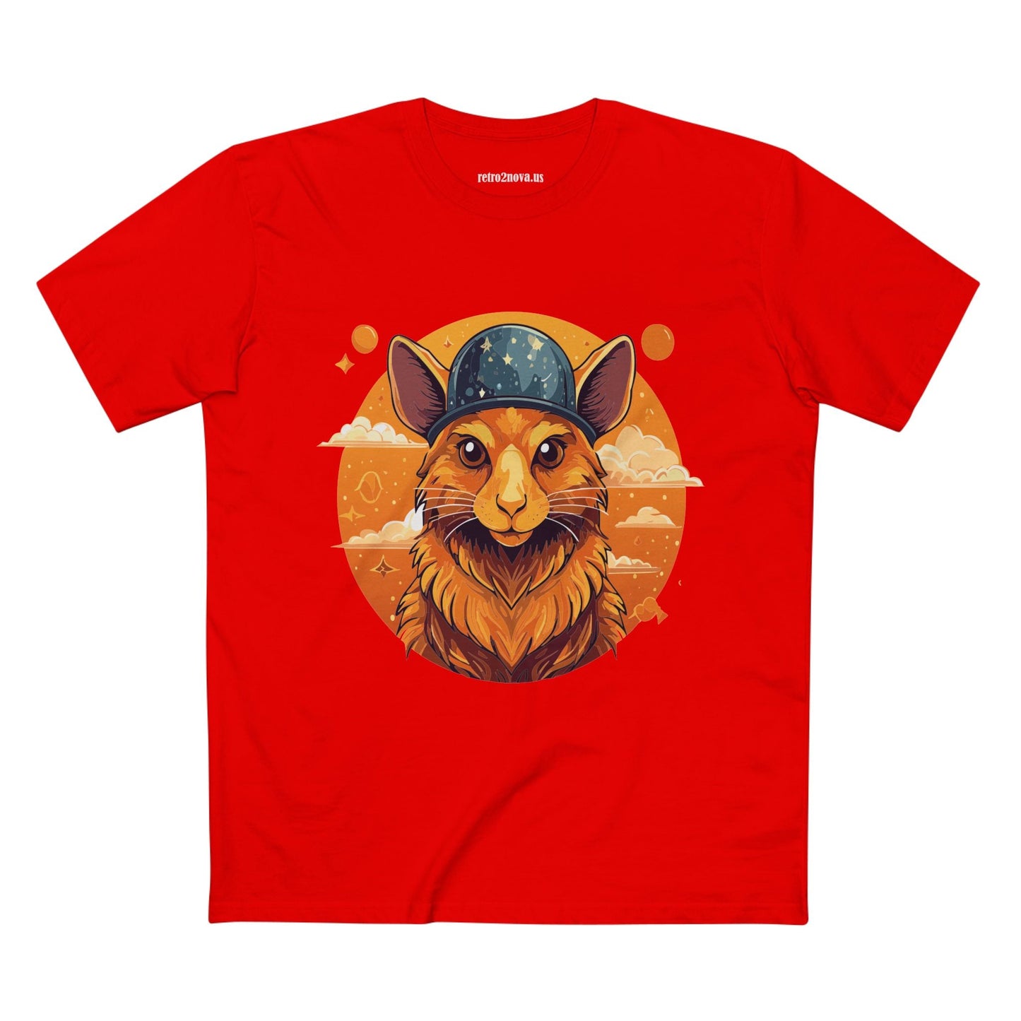 Rabbit Shirt Unisex Premium Cotton Tee With Original Art Design From Retro2Nova Art Collection Soft Breathable Comfort