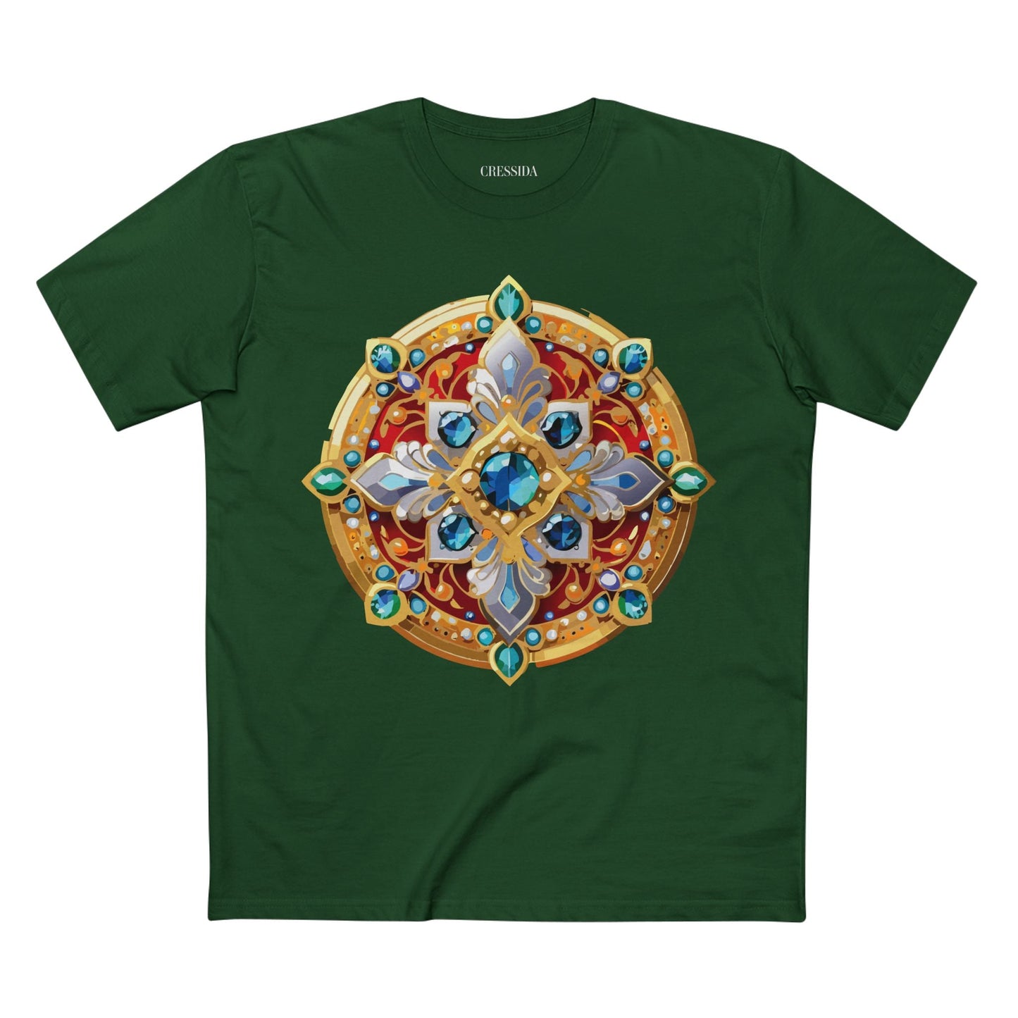 Medallion Graphic T-Shirt Unisex 100 Cotton With Gold Art Design Medal Tee 8