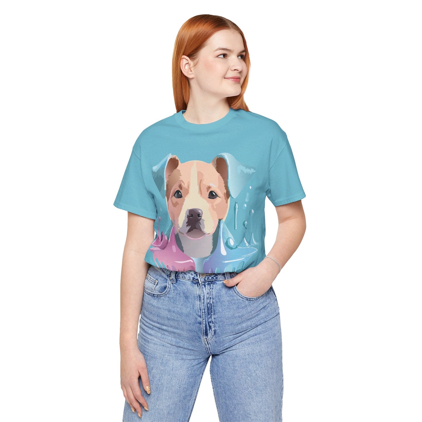 Dog Graphic T Shirt Unisex Jersey Short Sleeve Adelpha Vintage Art Tee Premium Comfort