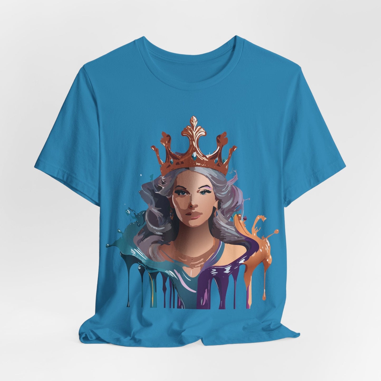 Queen Graphic Tee By Adelpha Art Design Unisex Short Sleeve Vintage Inspired Shirt