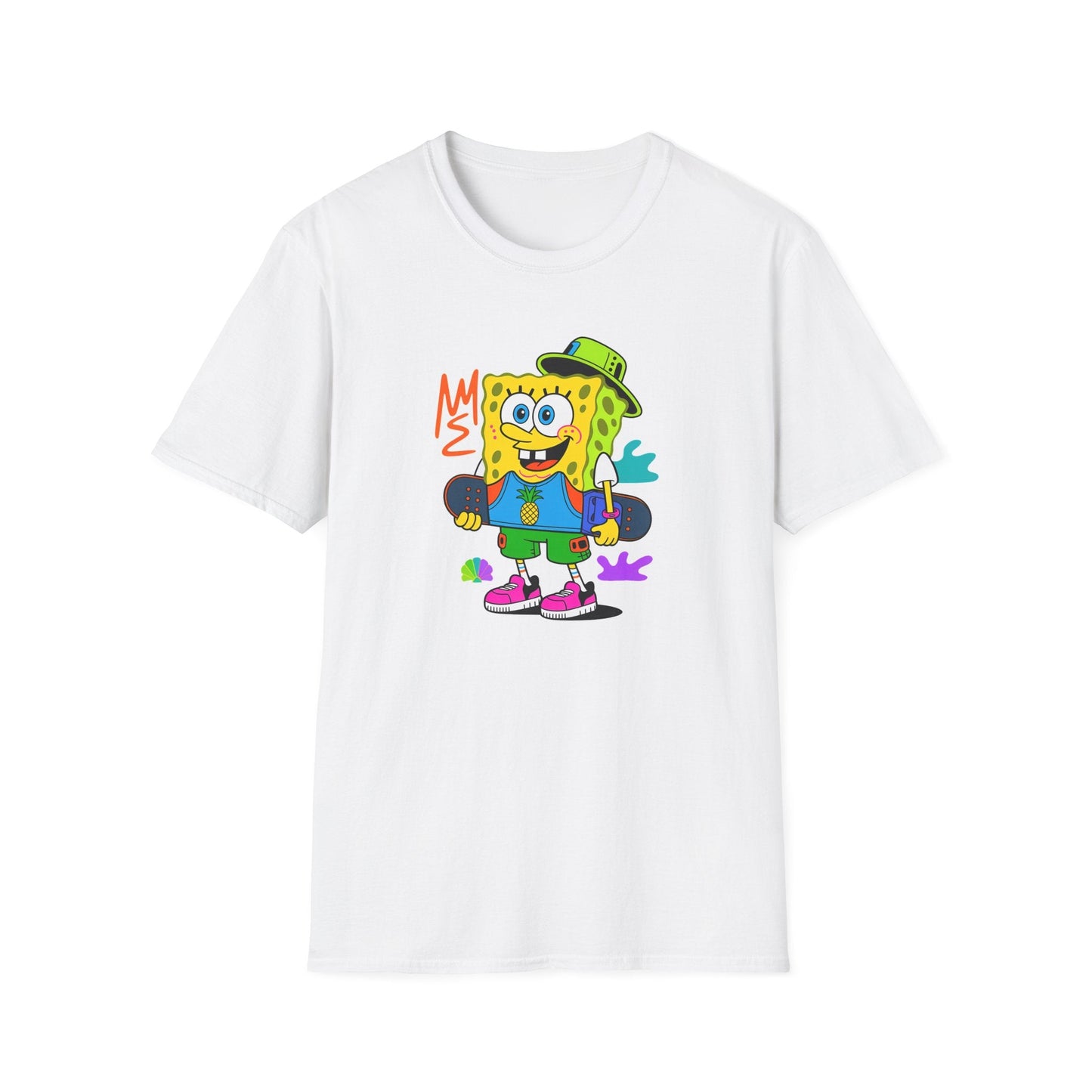 Unisex Cartoon T Shirt With Animals Animation Tee Softstyle Gildan 64000 Cotton Fabric