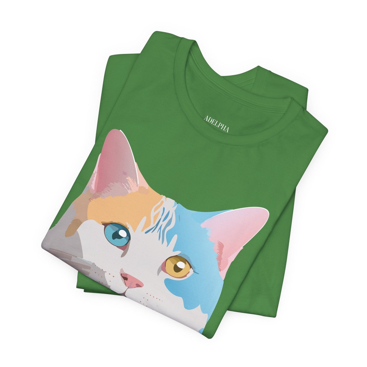 Unisex Cat Shirt Graphic Tee With Vintage Adelpha Art Design