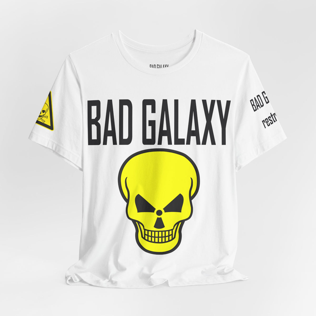 Skull Rock Graphic Unisex Cotton Bella+Canvas Tee with Art Design b42
