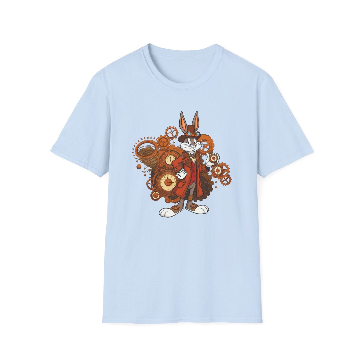 Bugs Bunny T Shirt Cartoon Tee Unisex Softstyle 100 Percent Cotton Gildan 64000 Tee