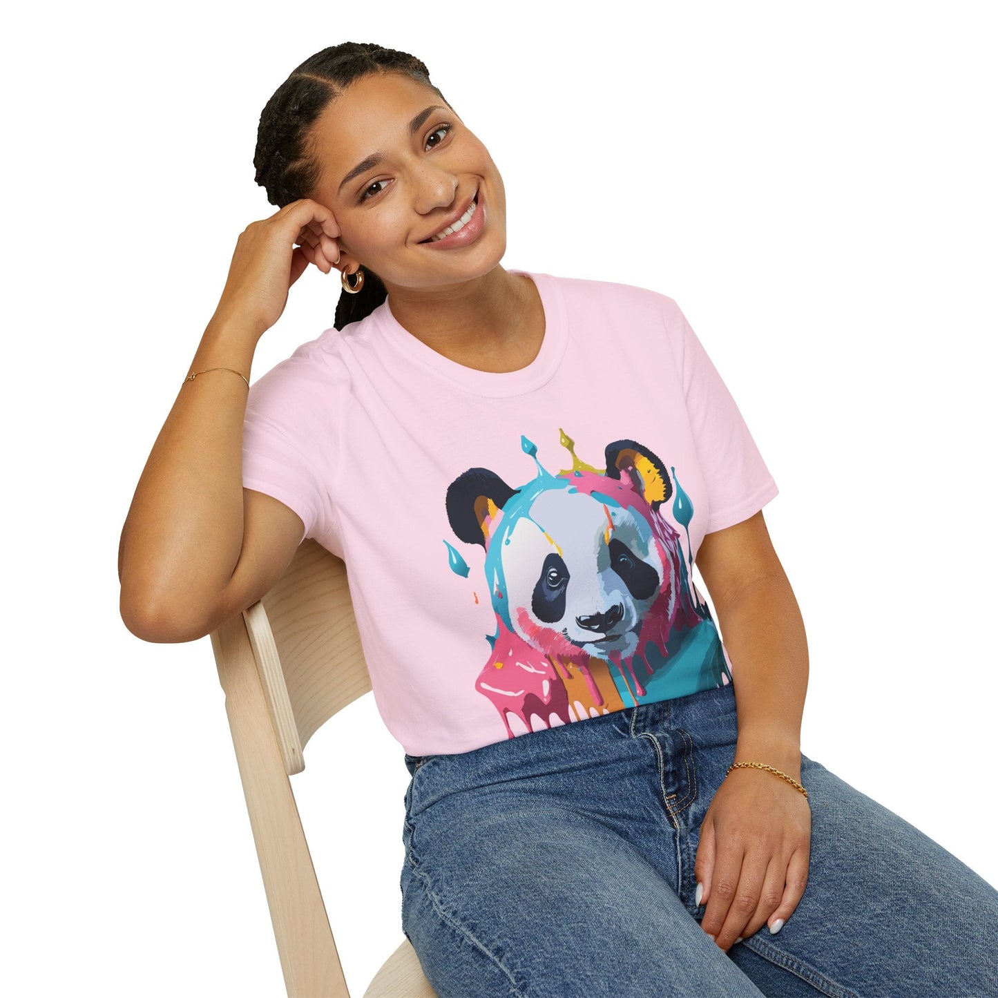 Panda Shirt Unisex T Shirt Panda Lover Gift Gildan Softstyle Tee 100 Percent Cotton