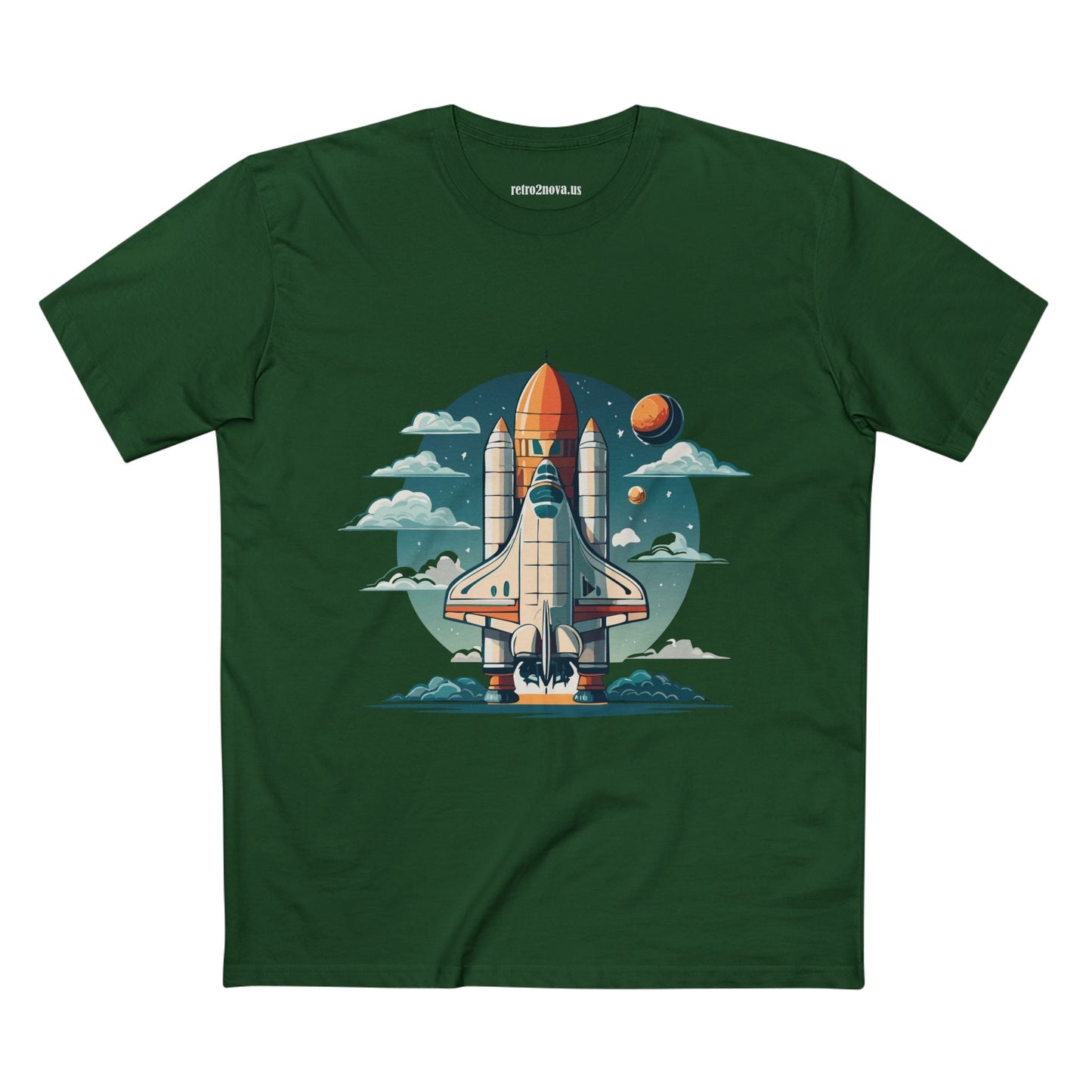 Cosmos Shirt Unisex Premium Cotton Tee With Original Art Design By Retro2Nova CS1