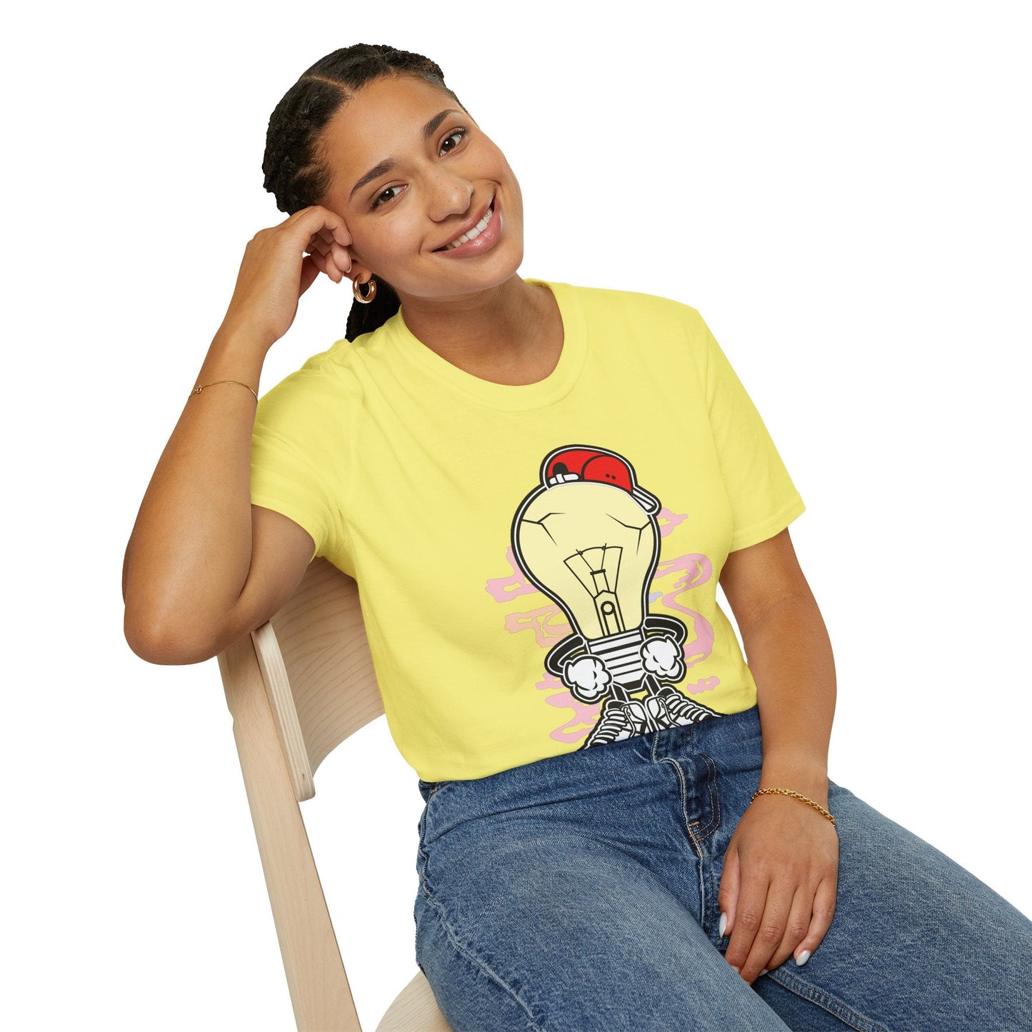 Cartoon T Shirt Animation Tee Funny Graphic Unisex Gildan Softstyle 64000 Cotton Tee