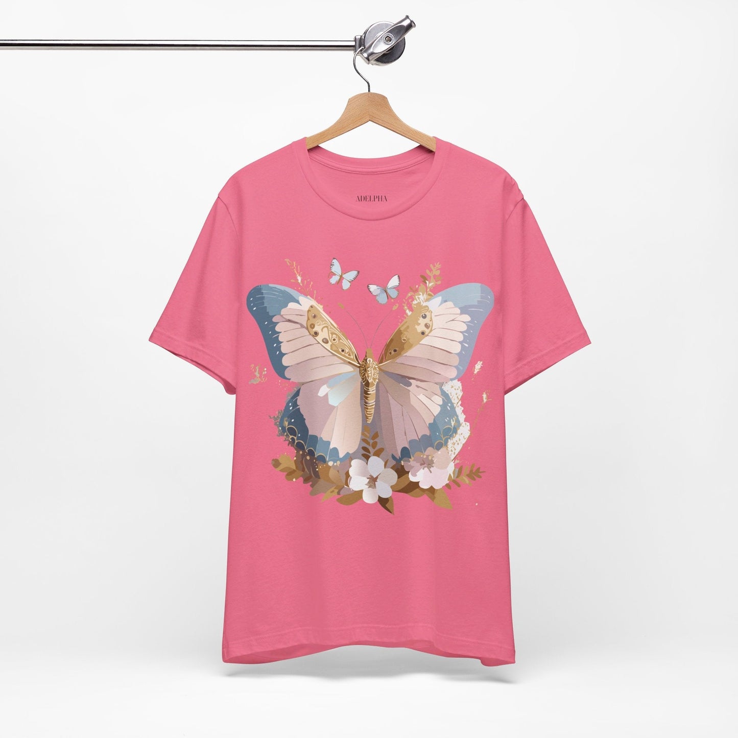 Adelpha Vintage Inspired Butterfly Graphic Tee Unisex Short Sleeve