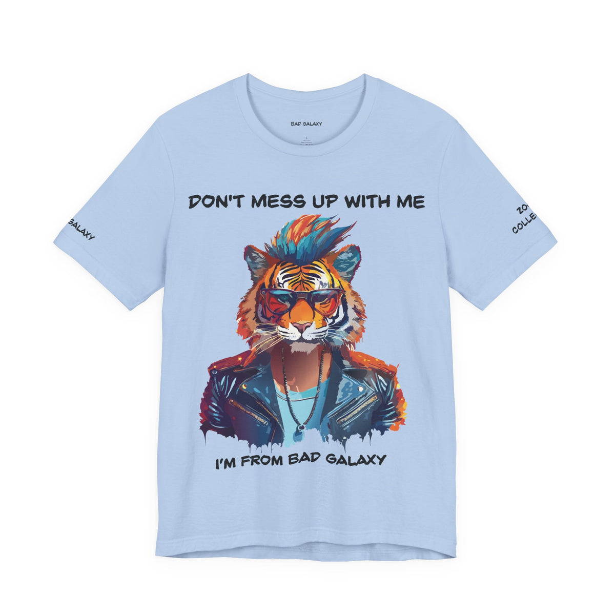 Animal Graphic Unisex Cotton Bella+Canvas Tee with Art Design b7