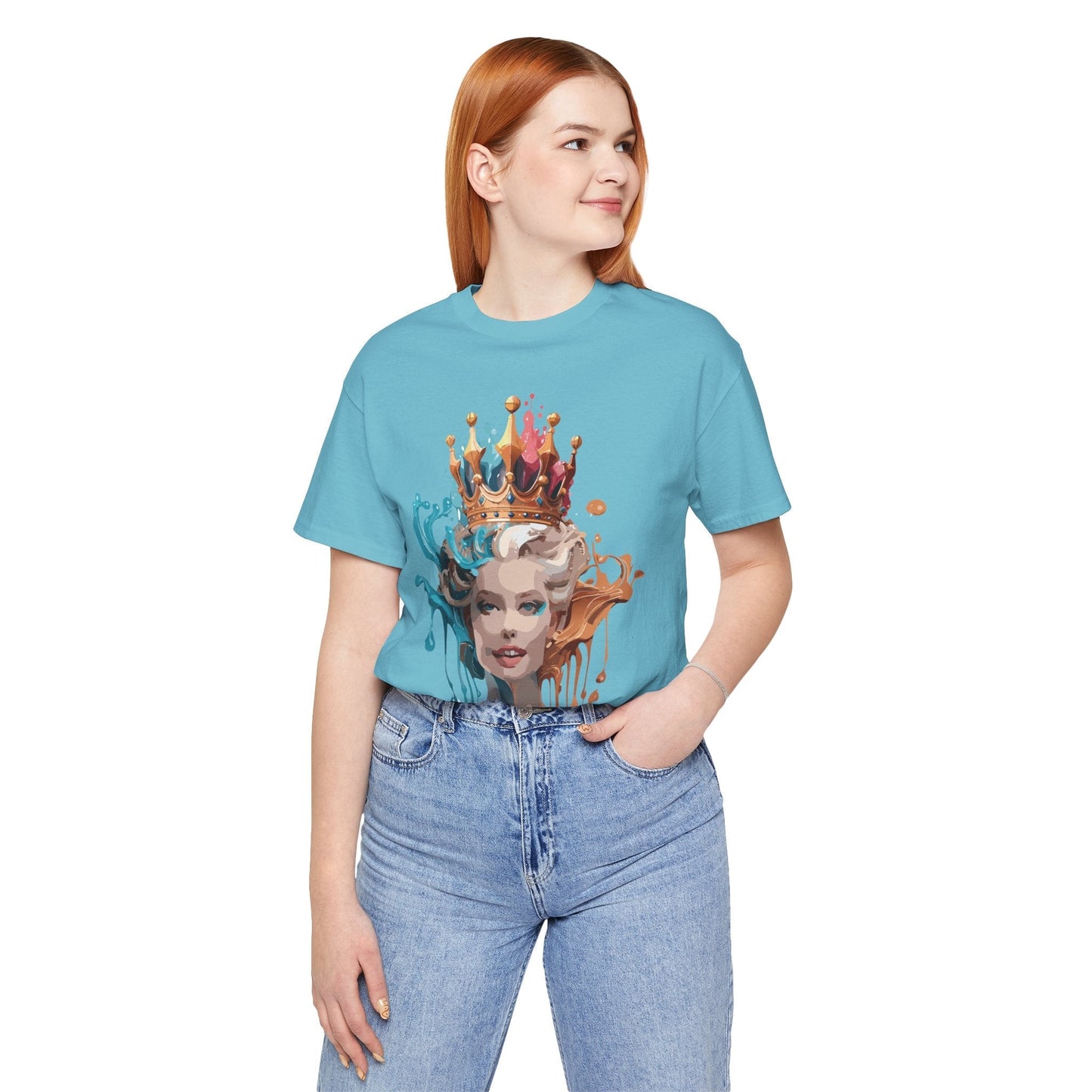 Queen Woman Portrait Graphic Unisex 100 Cotton Vintage Artwork Tee 28