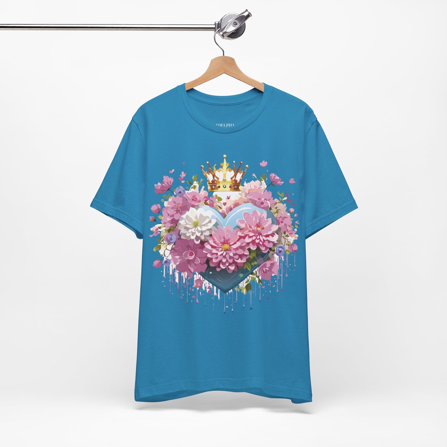 Valentine Graphic T Shirt Unisex Adelpha Vintage Inspired Artwork Tee Premium Short Sleeve