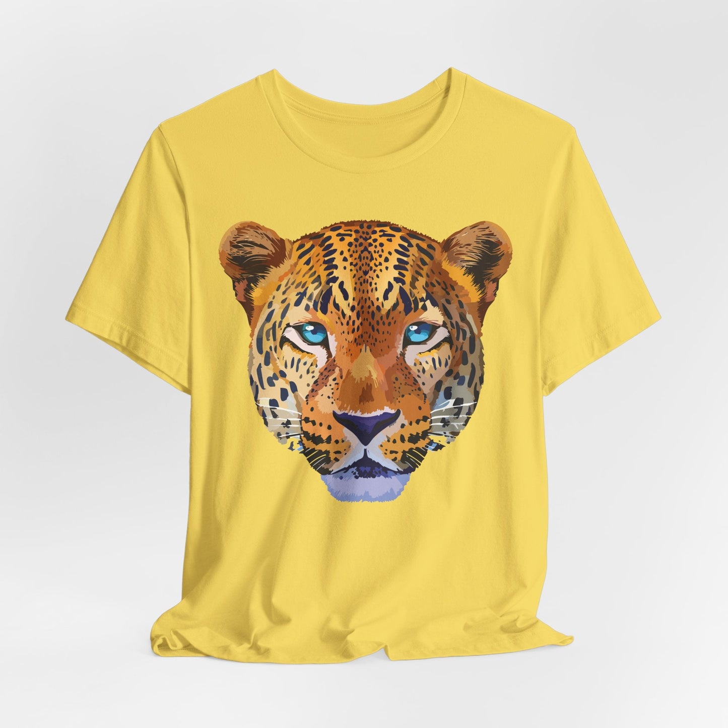 Unisex Animal Print Tee Shirt With Art Design Wild Animals Graphic Tee For Everyday Wear