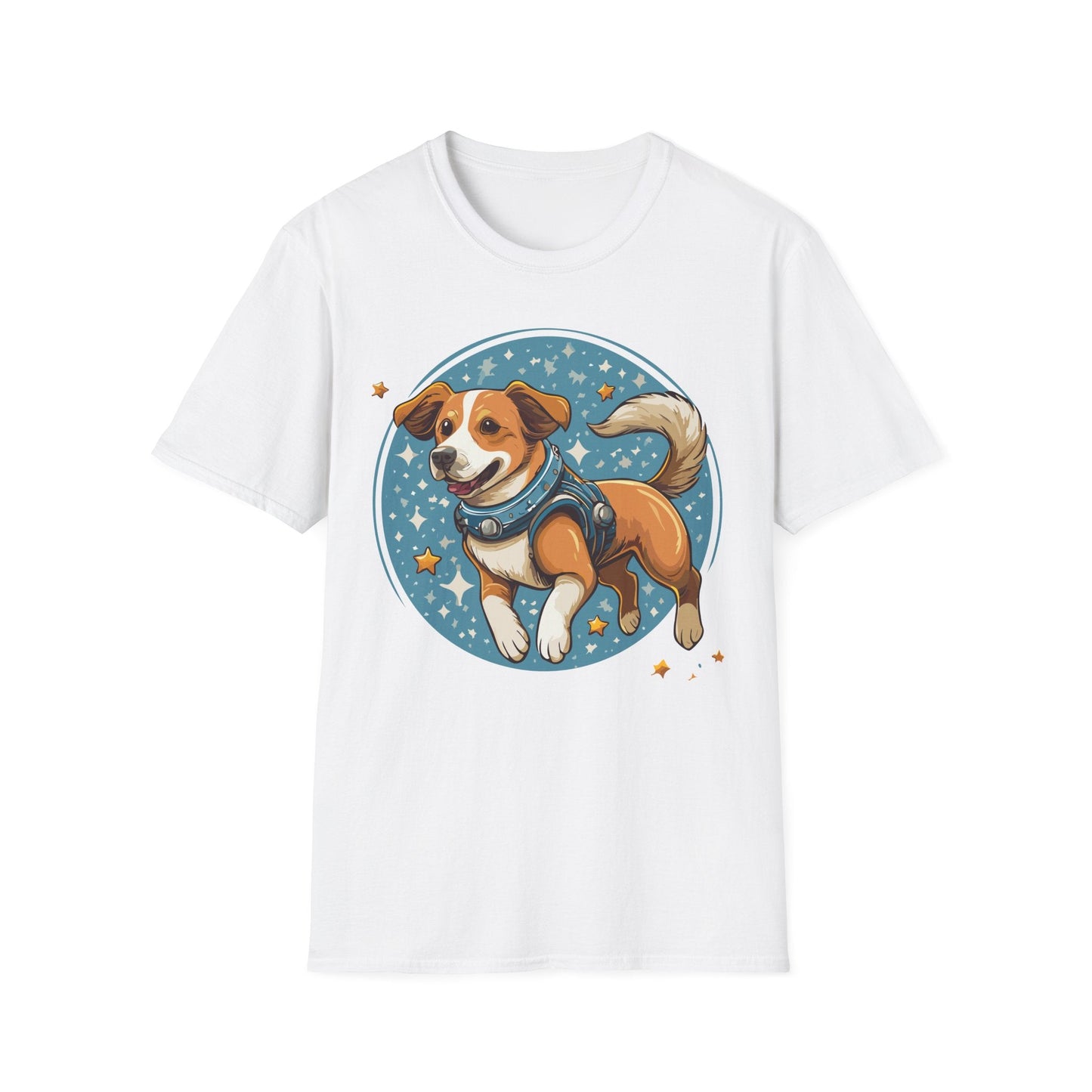 Unisex Dog And Animal Print Shirt Gildan Softstyle 64000 Tee