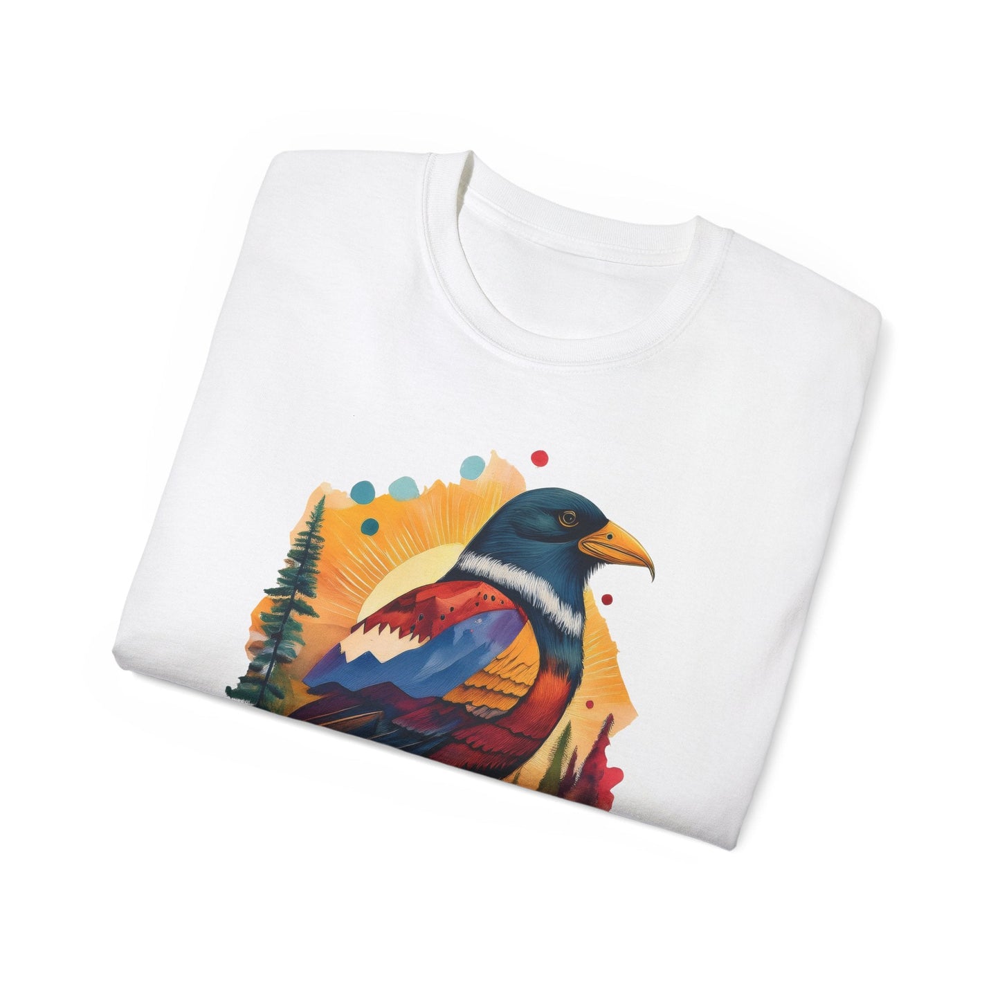 Colorado Bird Graphic Unisex Cotton T‑Shirt 3