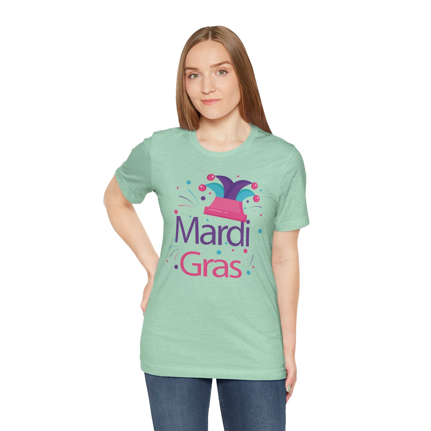 Tee-shirt en coton unisexe pour Mardi Gras