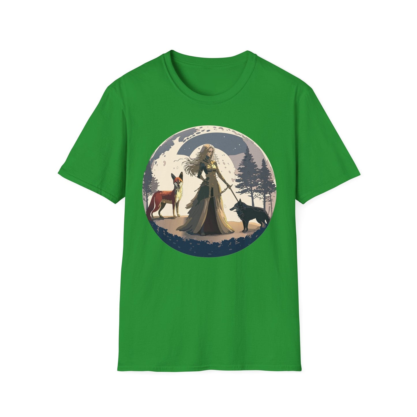 Womens Graphic T Shirt Art Design Tee Softstyle 64000 Gildan Unisex Short Sleeve
