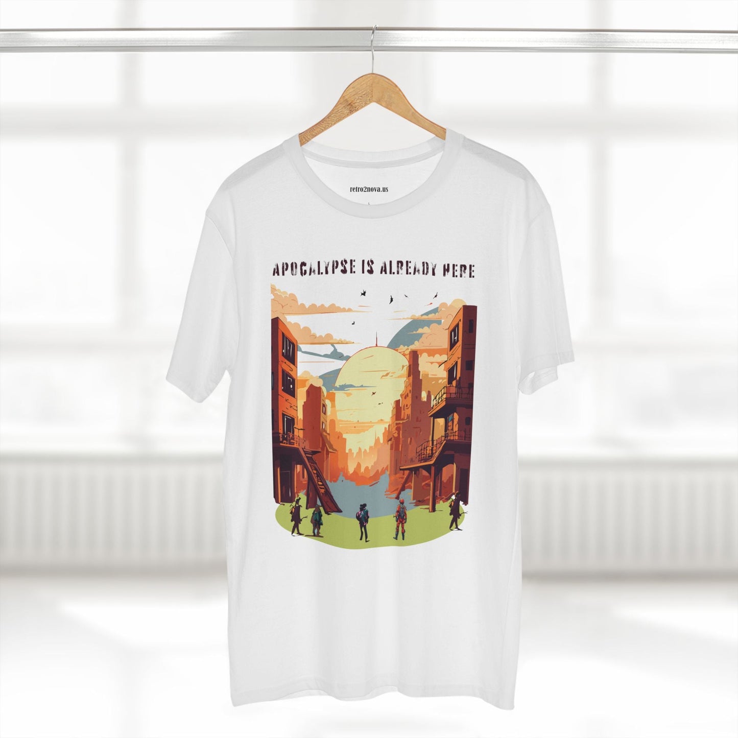 Cataclysm Doomsday Shirt Unisex Premium Cotton Tee Original Art Design Retro2Nova