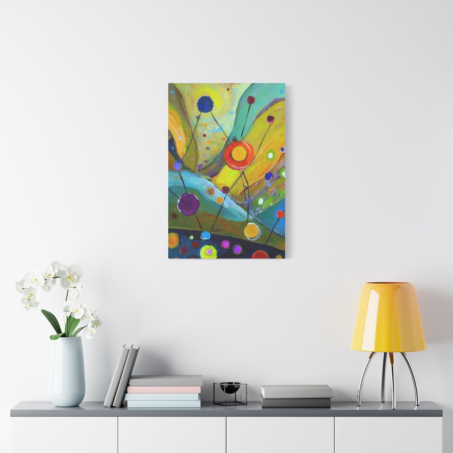 Abstract Oil Painting Print Canvas 20x24,20x30,24x30 24x32,24x36,30x40 32x48,36x48,40x60 Pine-Wood Inner Frame ABS-129