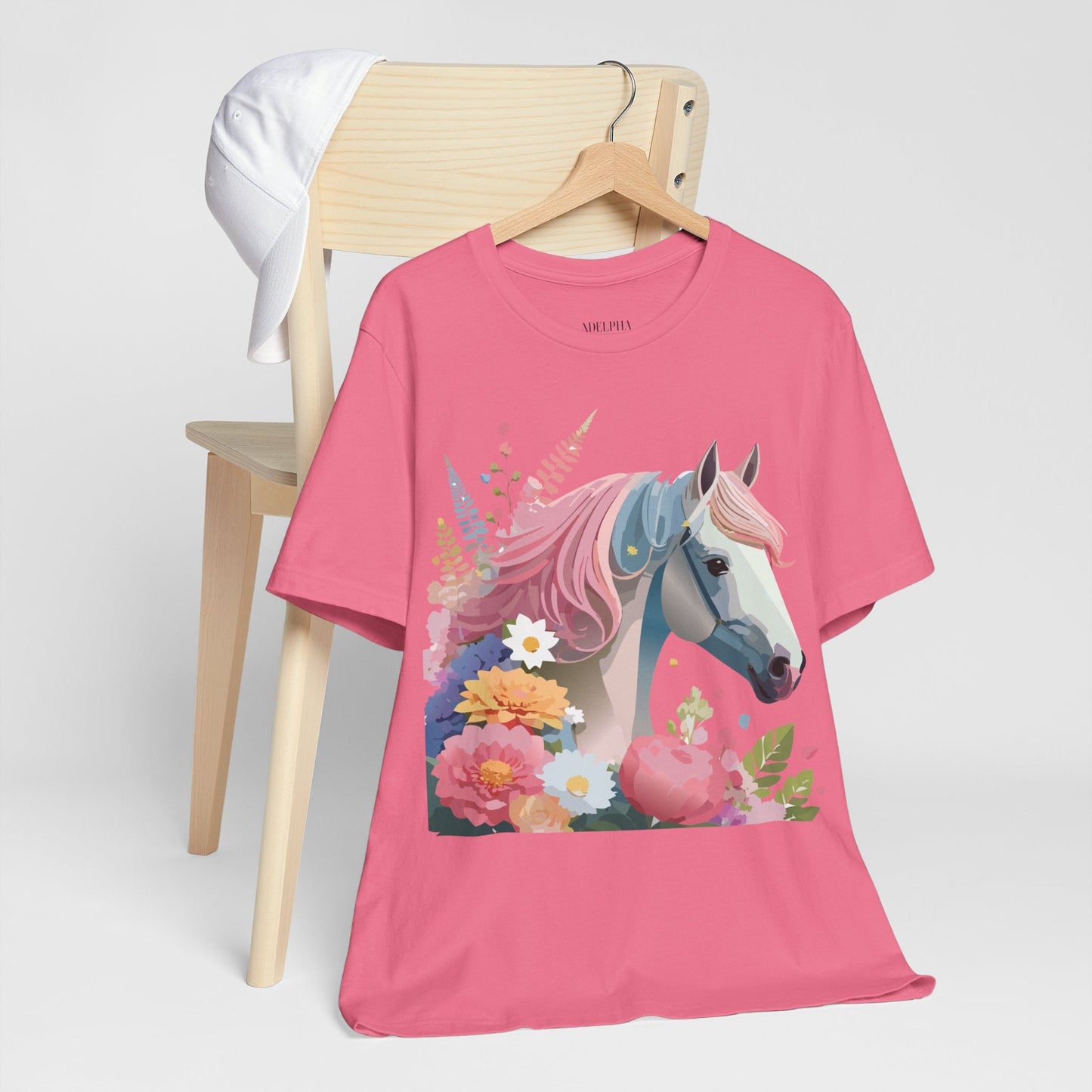 Horse Graphic Unisex 100 Cotton Vintage Animal Art T-Shirt 3