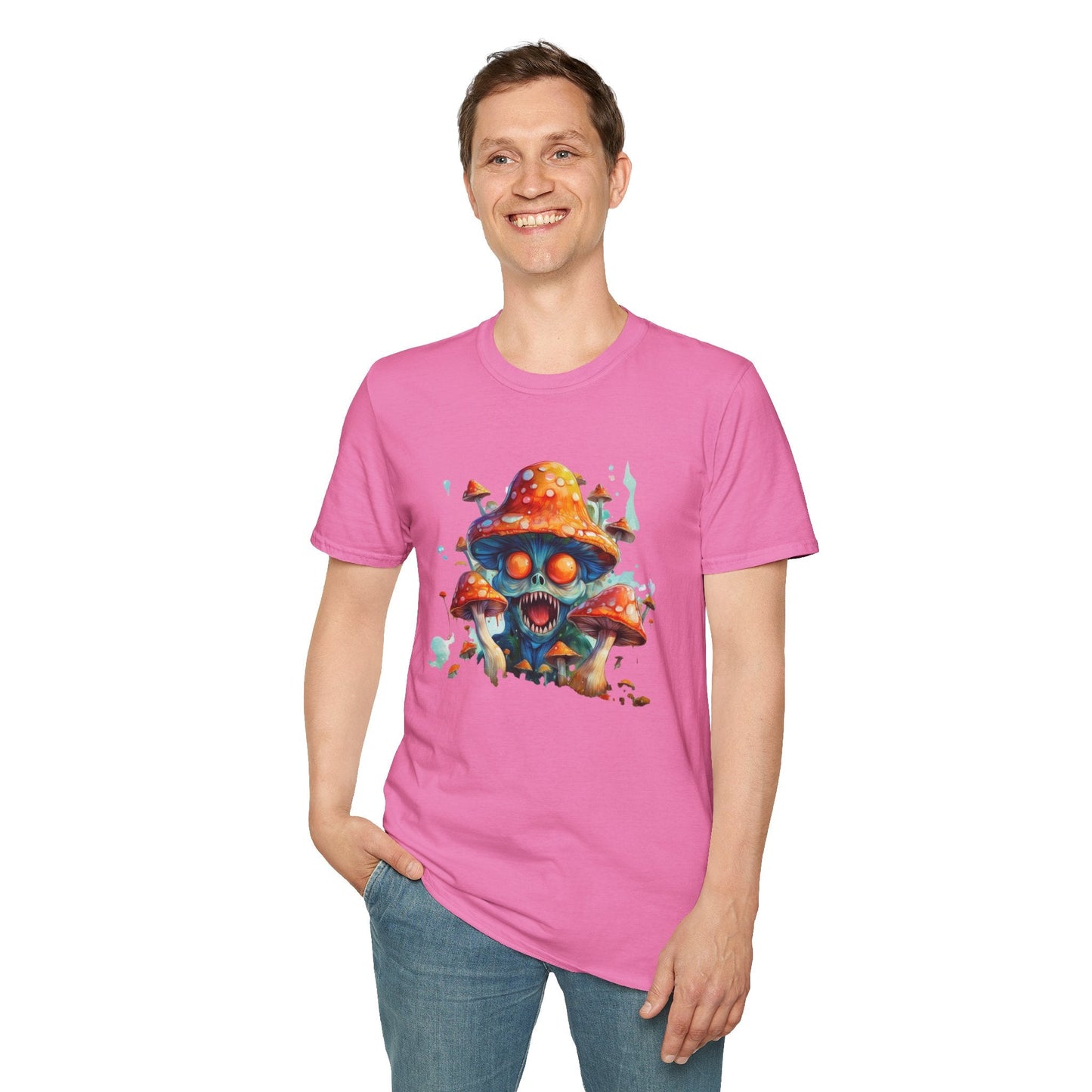 Mashroom Tee Shirt Unisex Softstyle 64000 Graphic Tee Funny Mashroom Design Gift