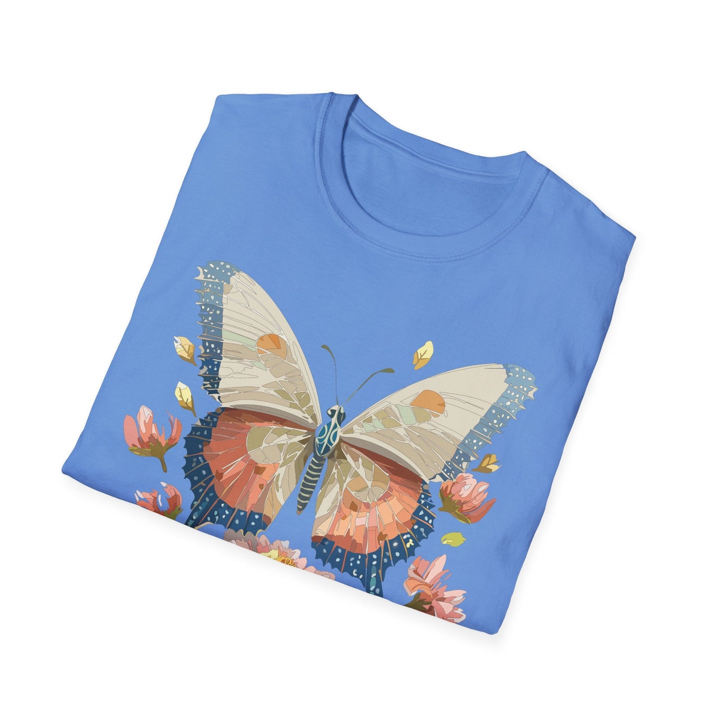 Butterfly Shirt Unisex Softstyle T Shirt Gildan 64000 100 Cotton Monarch Butterfly Gift