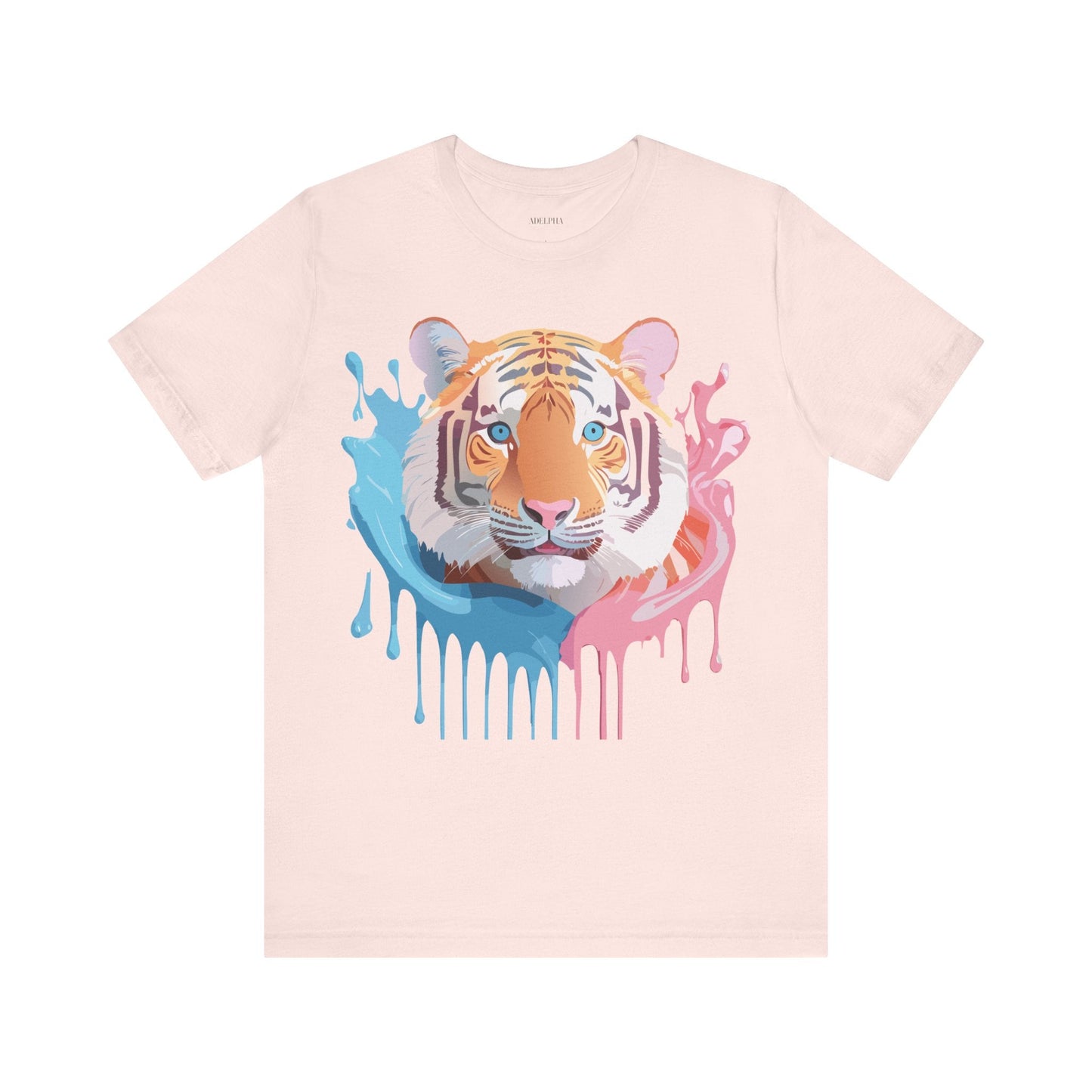 Tiger Graphic T Shirt Unisex Short Sleeve Tee By Adelpha Artwork Vintage Inspired