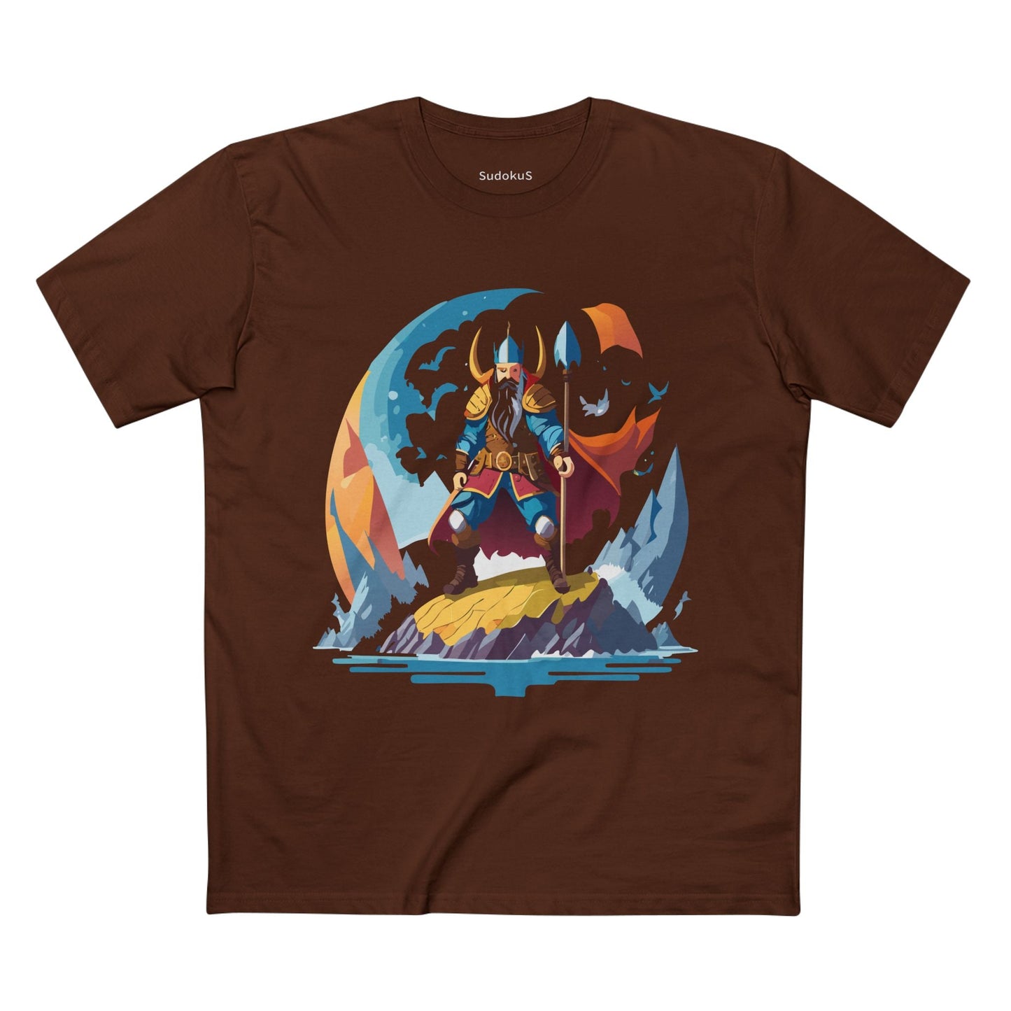 Viking Graphic Unisex 100 Cotton Staple Tee 8