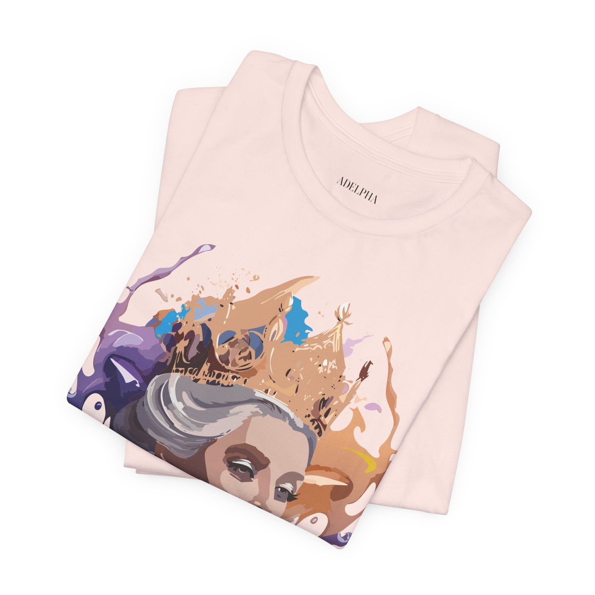 Queen Graphic Unisex Cotton Bella+Canvas Tee with Art Design m185