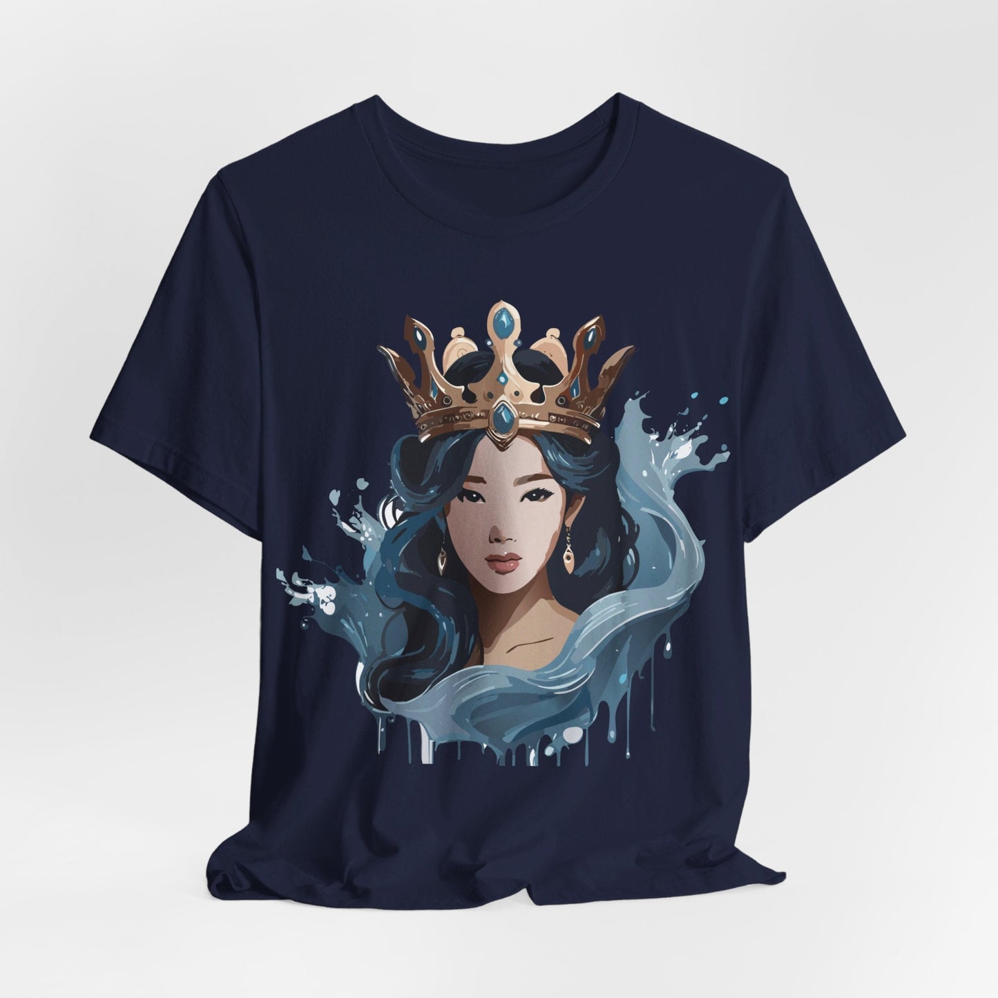 Queen Graphic Tee Unisex Vintage Inspired Art Design Shirt By Adelpha Jersey Short Sleeve