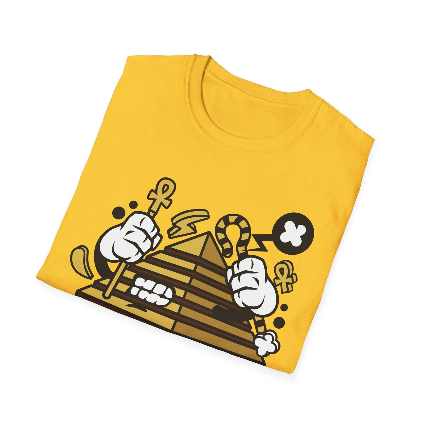 Cartoon T Shirt Animation T Shirt Funny Tee Shirt Short Sleeve Unisex Gildan Softstyle 64000 Cotton