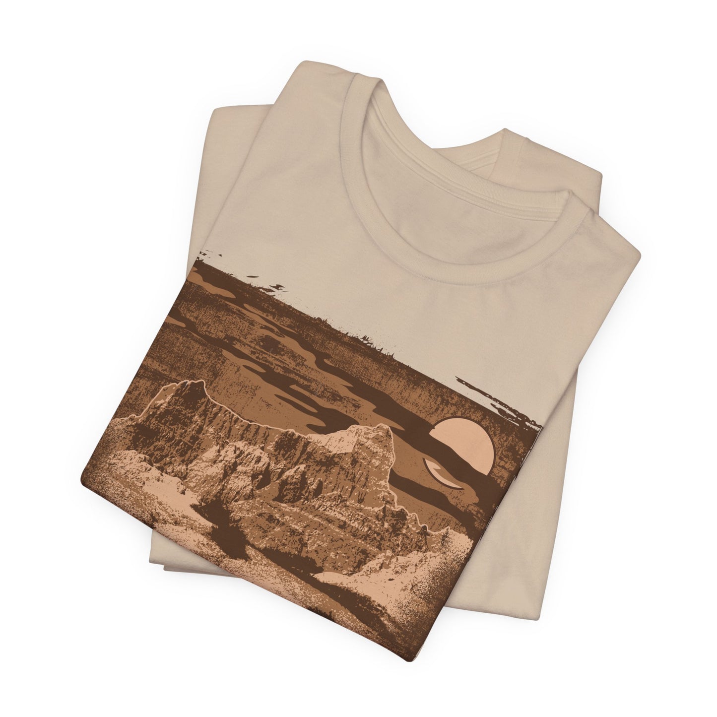 Badlands Retro Poster Graphic Design Tee, Badlands Shirt, Vintage Tees, Art Design T-Shirt, Graphic Tee, Retro Art Shirts