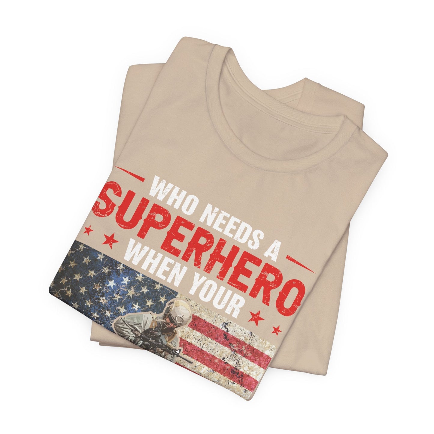 American Flag Graphic Unisex Cotton Tee v43