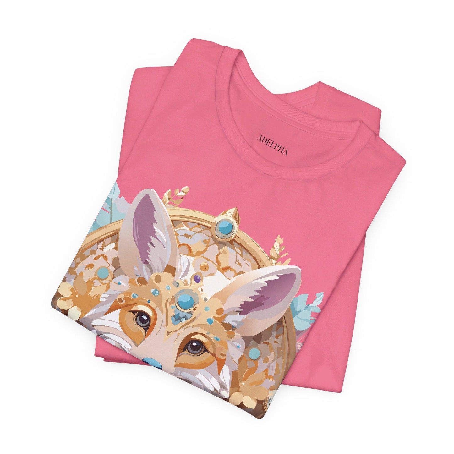 Adelpha Medallion Graphic Tee Unisex Short Sleeve Vintage Inspired Art Design Shirt