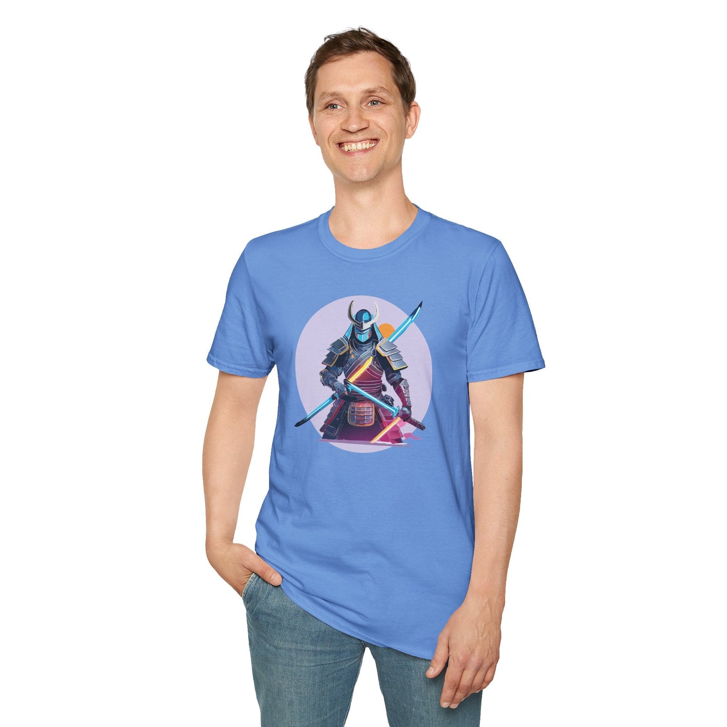 Samurai Shirt Unisex Gildan Softstyle Tee 100 Percent Cotton Lightweight Comfort