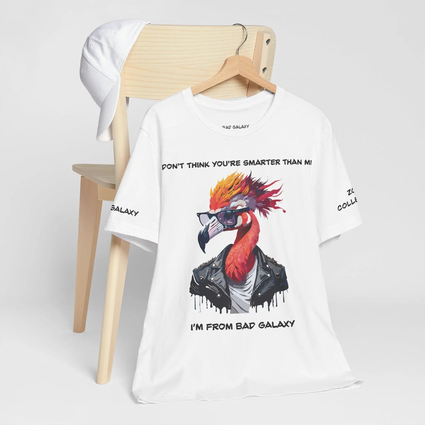 Animal T Shirt Made To Order In USA From Bad Galaxy With Eco Friendly Inks And 100 Percent Cotton