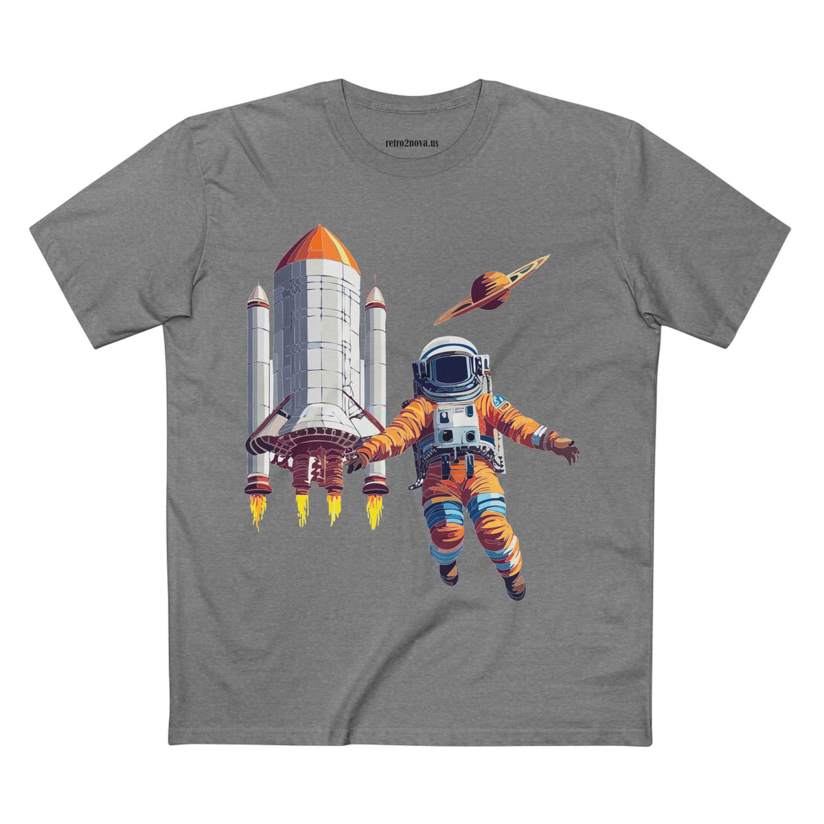 Cosmos Astronaut Graphic Tee Staple Unisex 100 Cotton Tee Shirt - CS-7