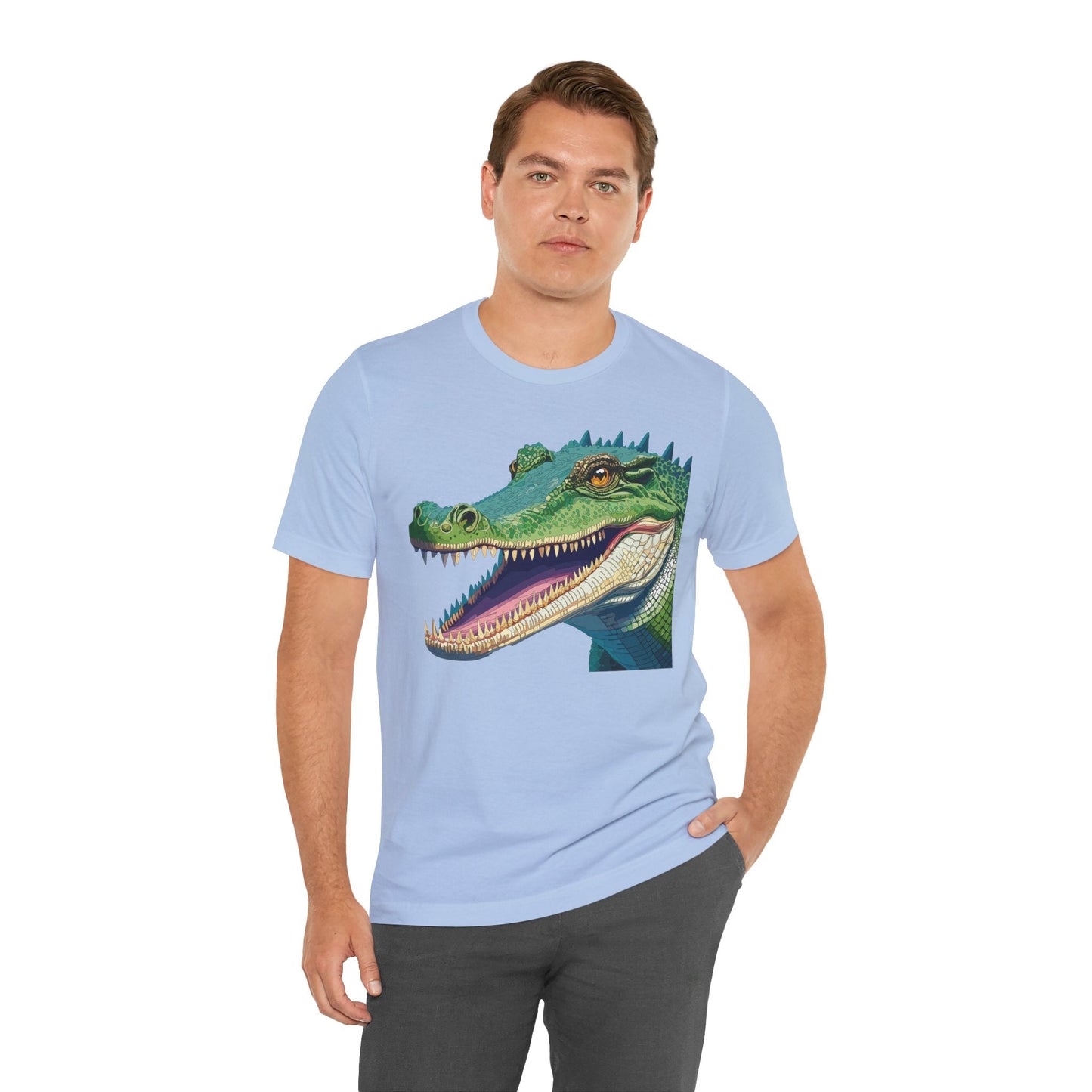 Unisex Animal Tee Shirt With Animals Art Design Wild Animals Jersey Short Sleeve