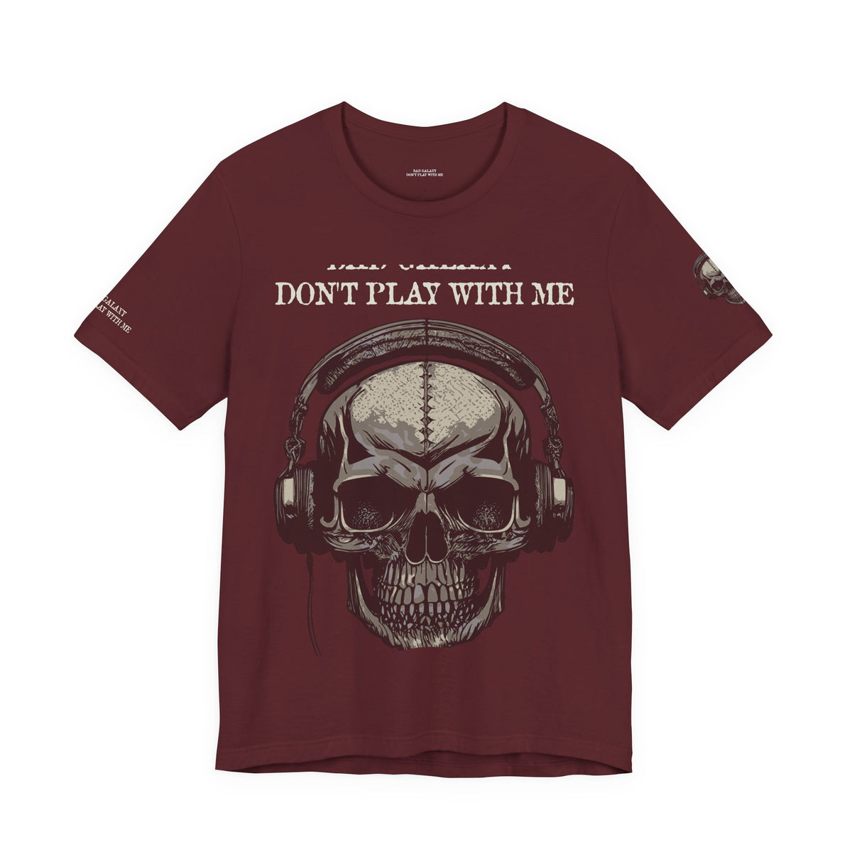 Skull Rock Graphic Unisex Cotton Bella+Canvas Tee with Art Design b46