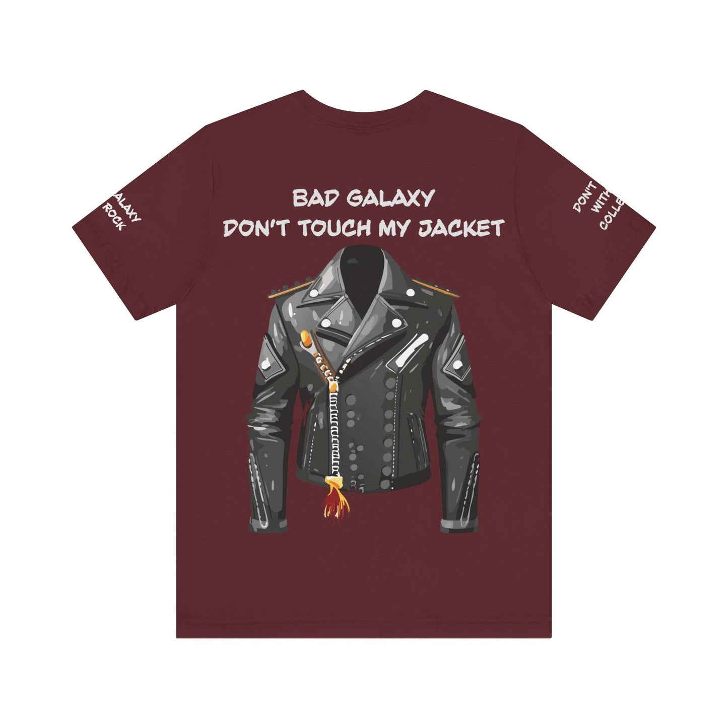 Punk Rock Tee Shirt 100 Percent Cotton Made To Order From Bad Galaxy Eco Friendly Inks USA