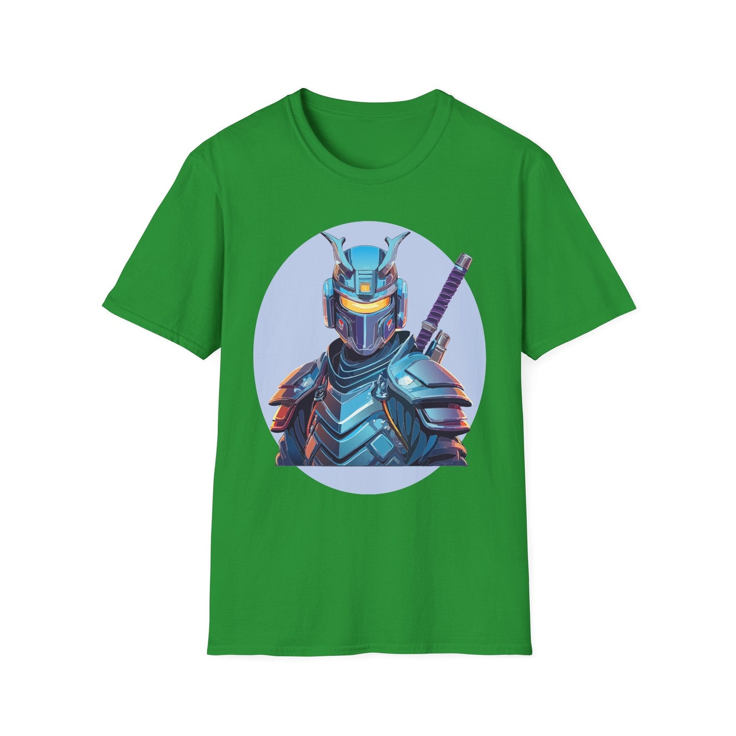 Samurai Shirt Unisex Softstyle Tee 64000 Gildan 100 Percent Ring Spun Cotton Comfort Fit