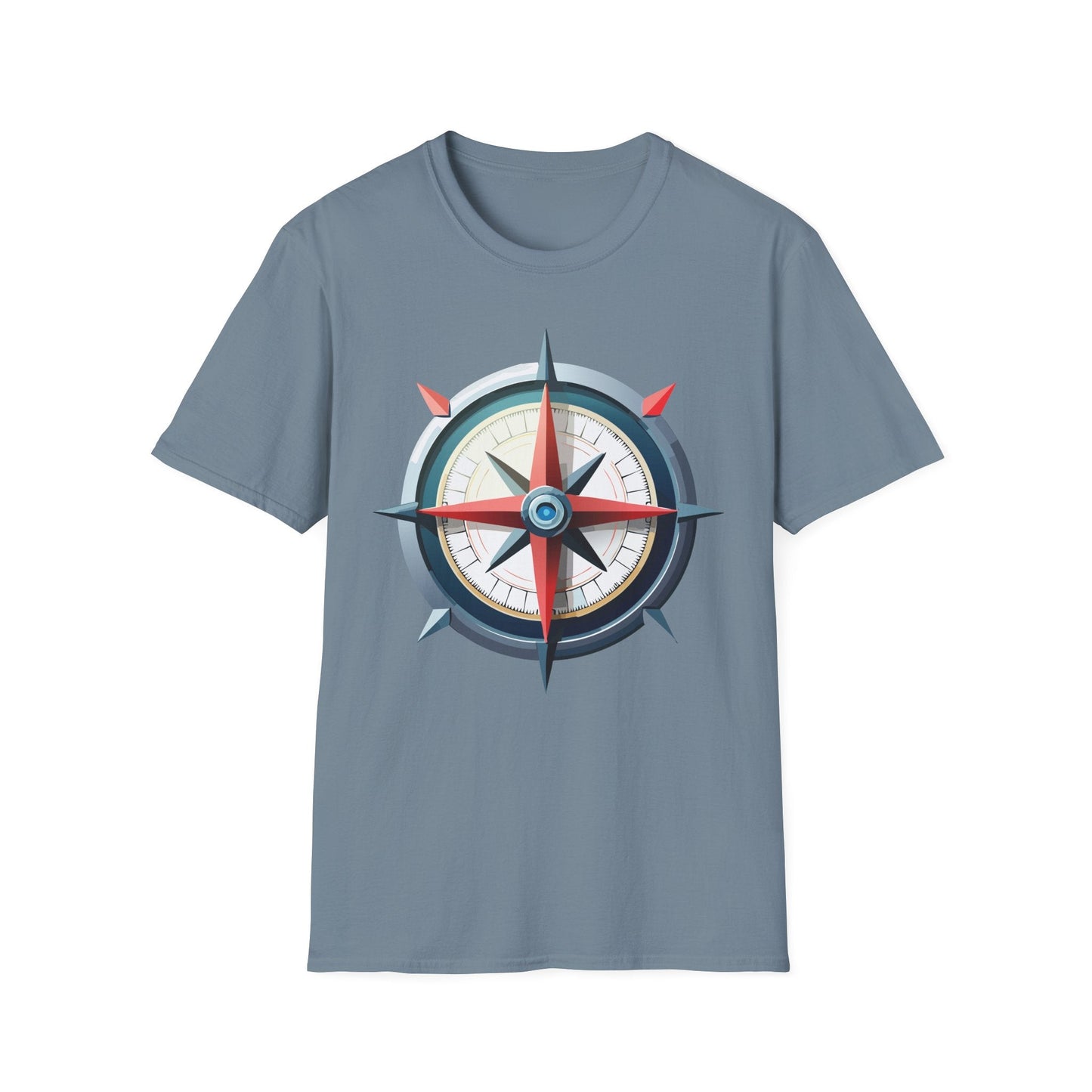 Compass Navigator Graphic Tee Unisex 100 Cotton 16