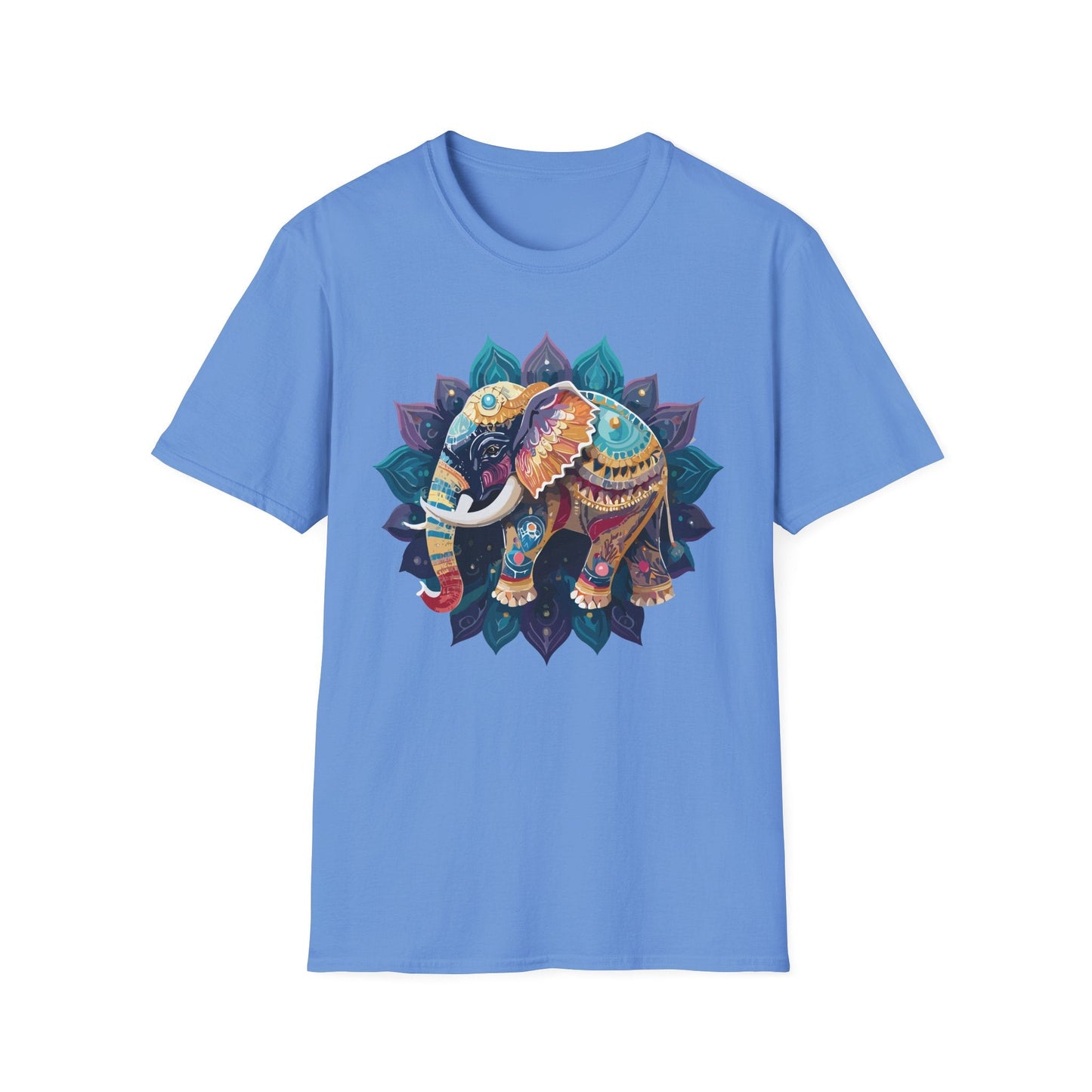 Elephant T Shirt Unisex Softstyle Cotton Tee Gildan 64000 Comfortable Everyday Wear