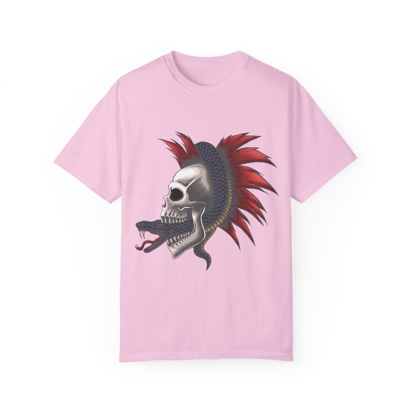 Unisex Cotton Tee Shirt with Skull