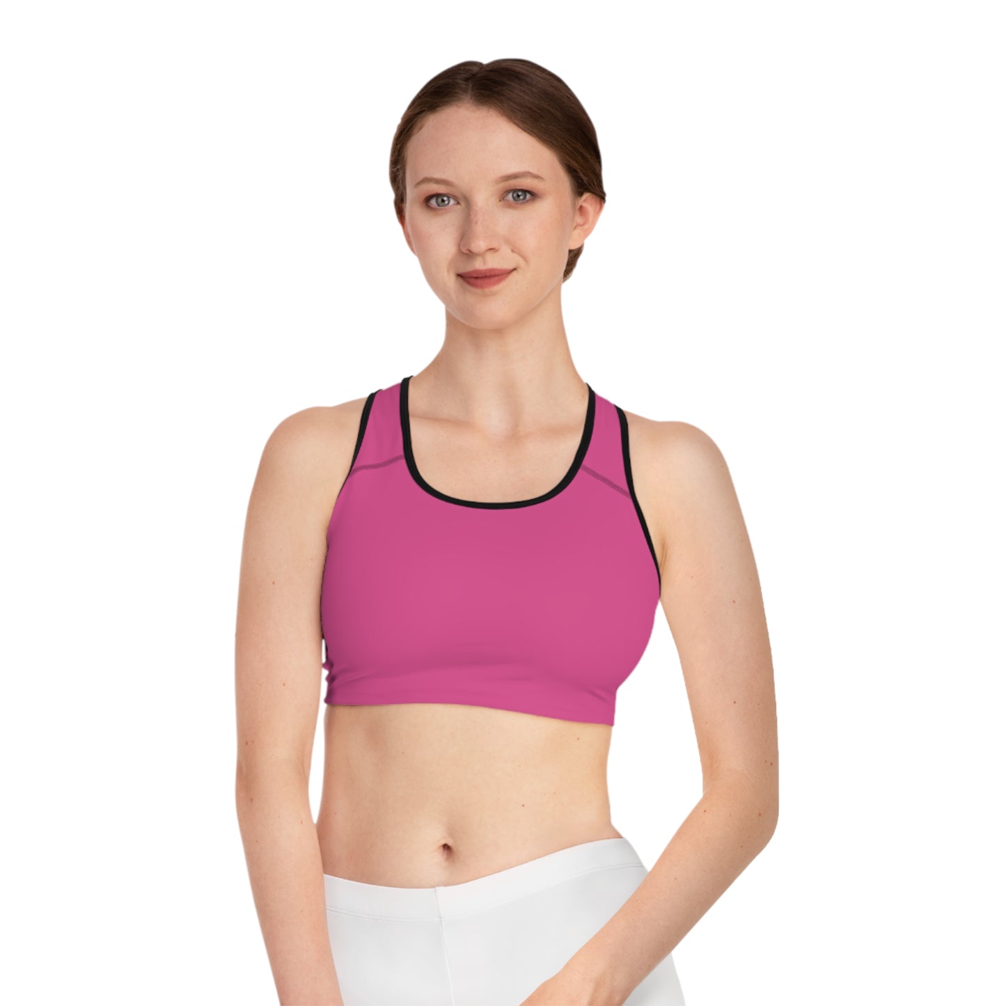 Pink Color Sports Bra, Pink Sports Bra 2