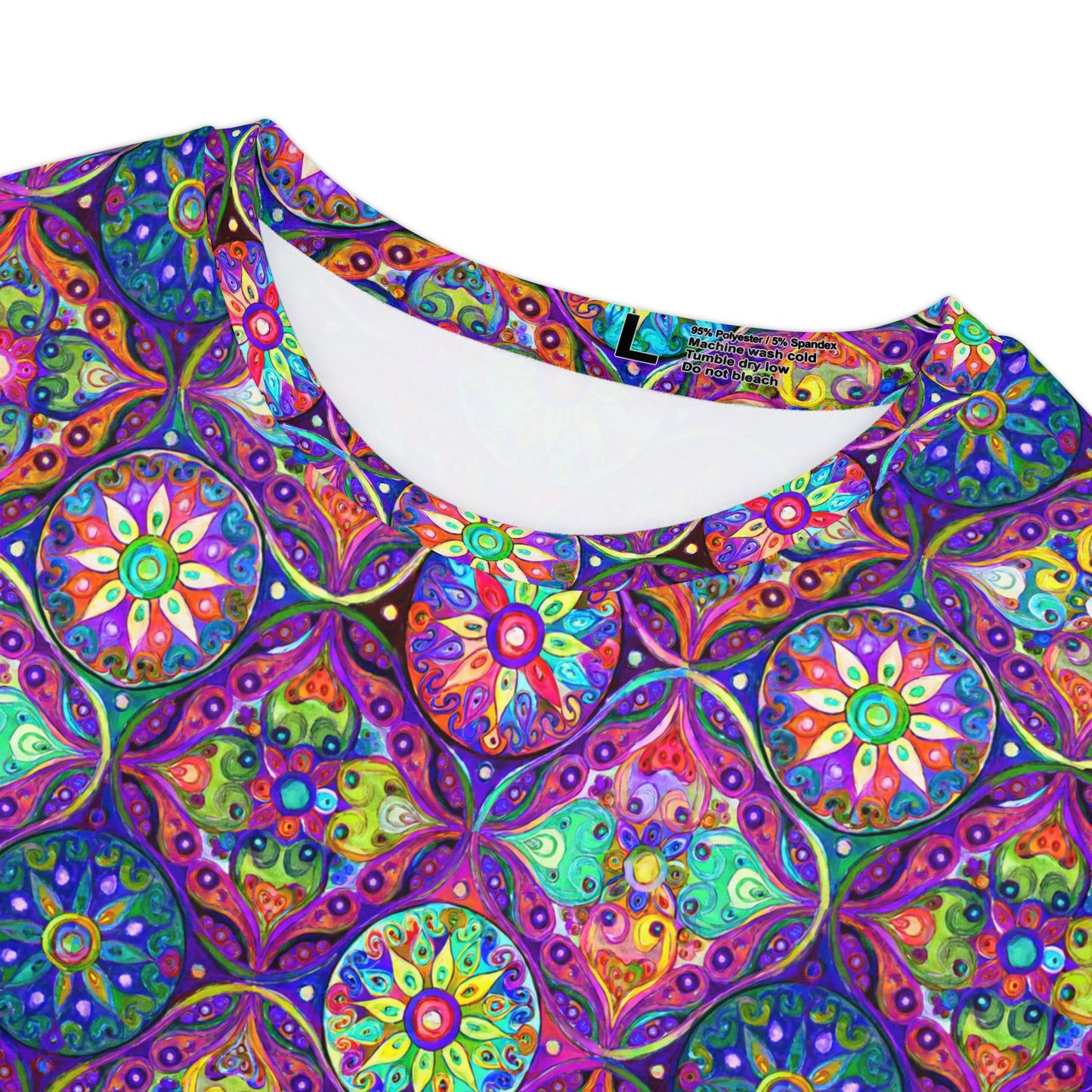 抽像印花襯衫，帶有抽象圖案的襯衫