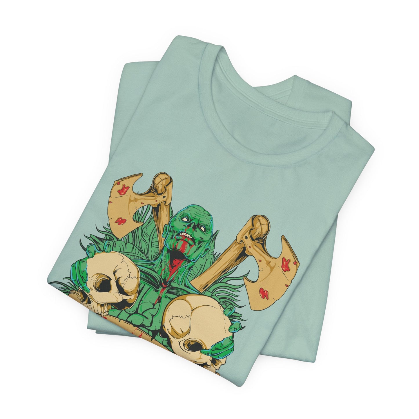 Cthulhu Skull Axes Testimony Tee Lovecraft Horror Mythos Shirt Art-42