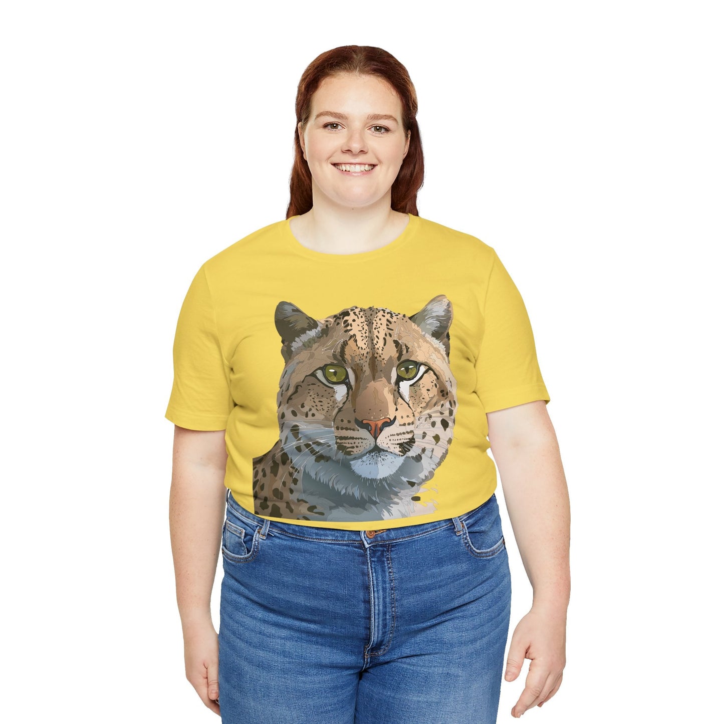 Unisex Animal Shirt With Animals Art Design Tee Short Sleeve Wildlife Print Tee Shirt